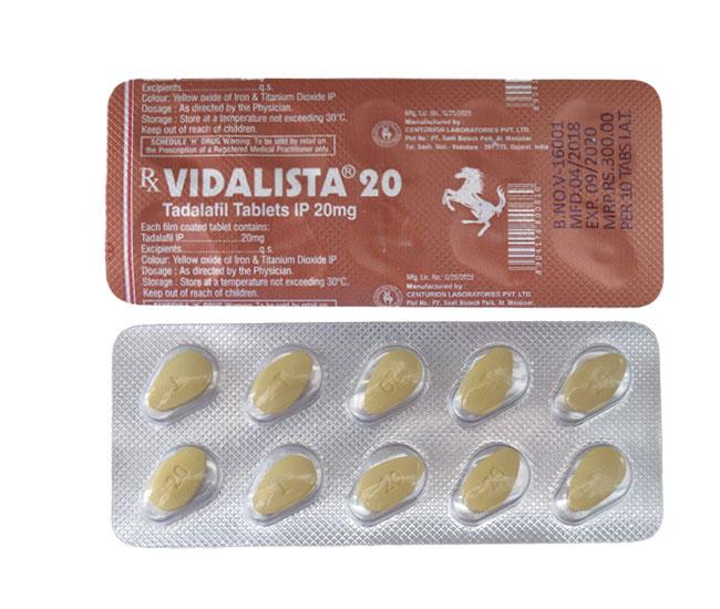 Vidalista 20 дженерик Сиалис 20мг
